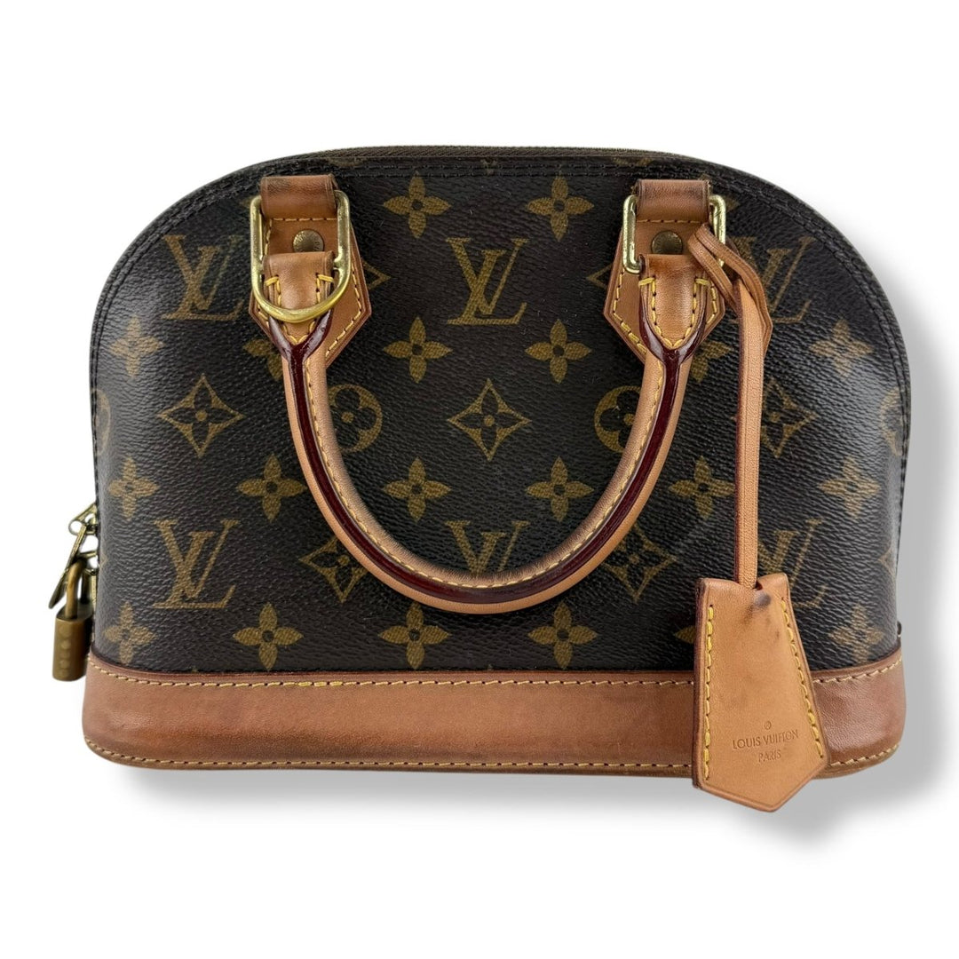 Louis Vuitton Brown Monogram Alma BB Handbag - Lux Central