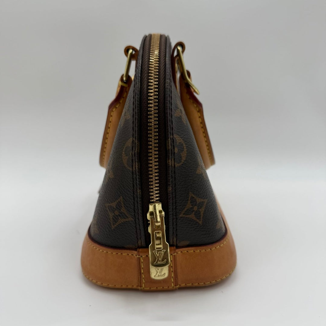 Louis Vuitton Brown Monogram Alma BB Handbag - Lux Central