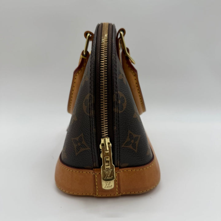 Louis Vuitton Brown Monogram Alma BB Handbag - Lux Central