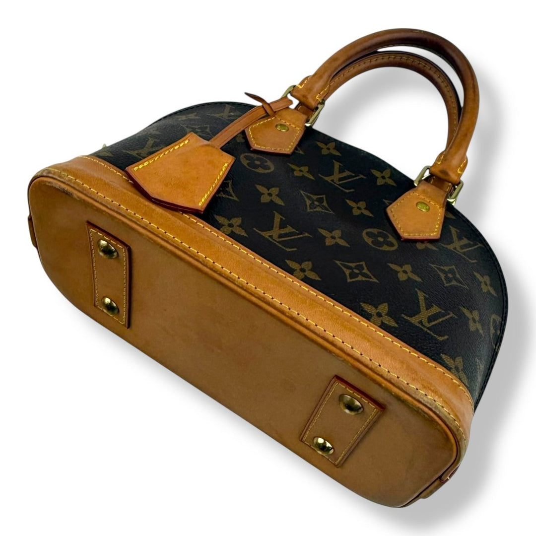 Louis Vuitton Brown Monogram Alma BB Handbag - Lux Central