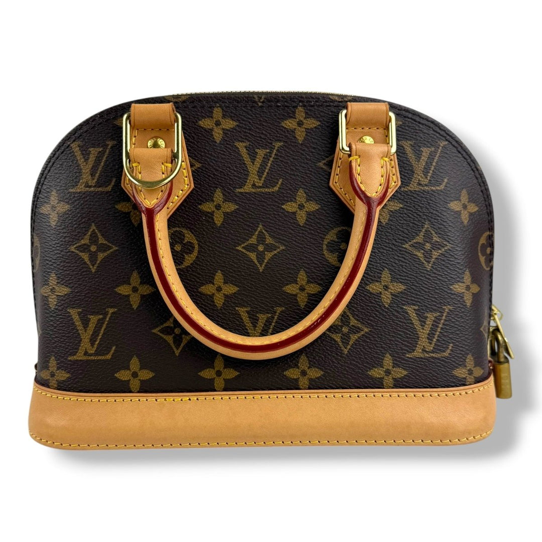 Louis Vuitton Brown Monogram Alma BB Handbag - Lux Central