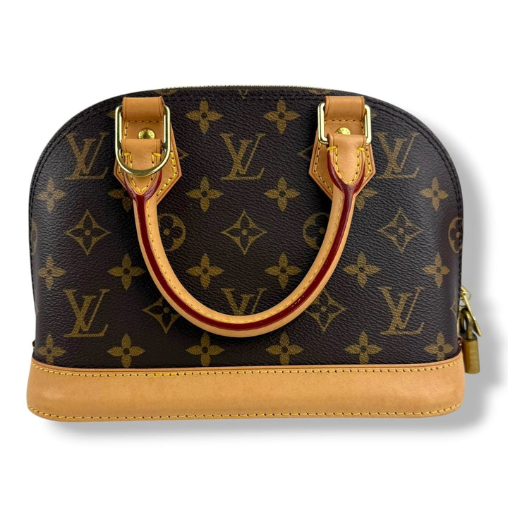 Louis Vuitton Brown Monogram Alma BB Handbag - Lux Central
