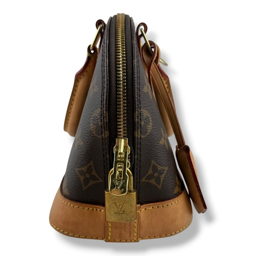 Louis Vuitton Brown Monogram Alma BB Handbag - Lux Central
