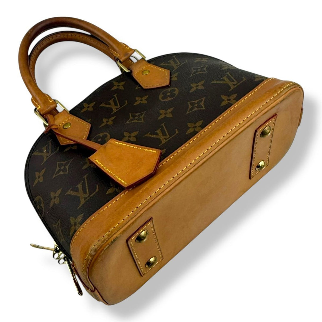 Louis Vuitton Brown Monogram Alma BB Handbag - Lux Central