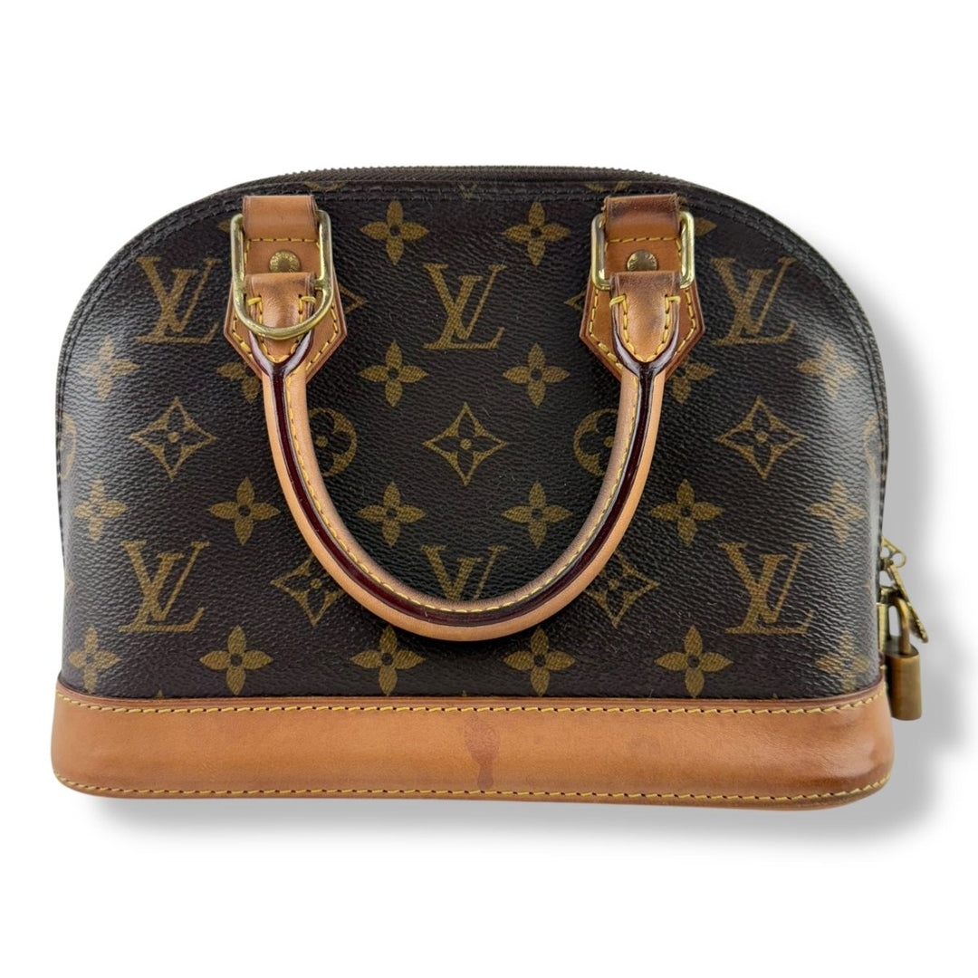 Louis Vuitton Brown Monogram Alma BB Handbag - Lux Central