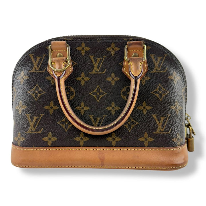 Louis Vuitton Brown Monogram Alma BB Handbag - Lux Central