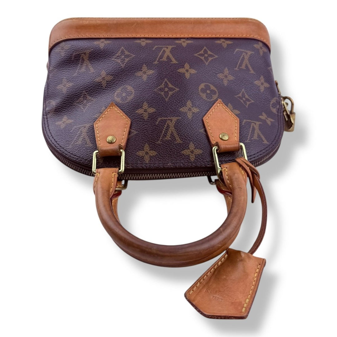 Louis Vuitton Brown Monogram Alma BB Handbag - Lux Central