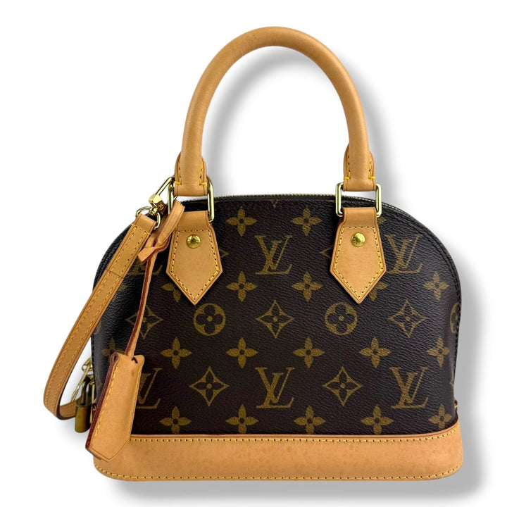 Louis Vuitton Brown Monogram Alma BB Handbag - Lux Central