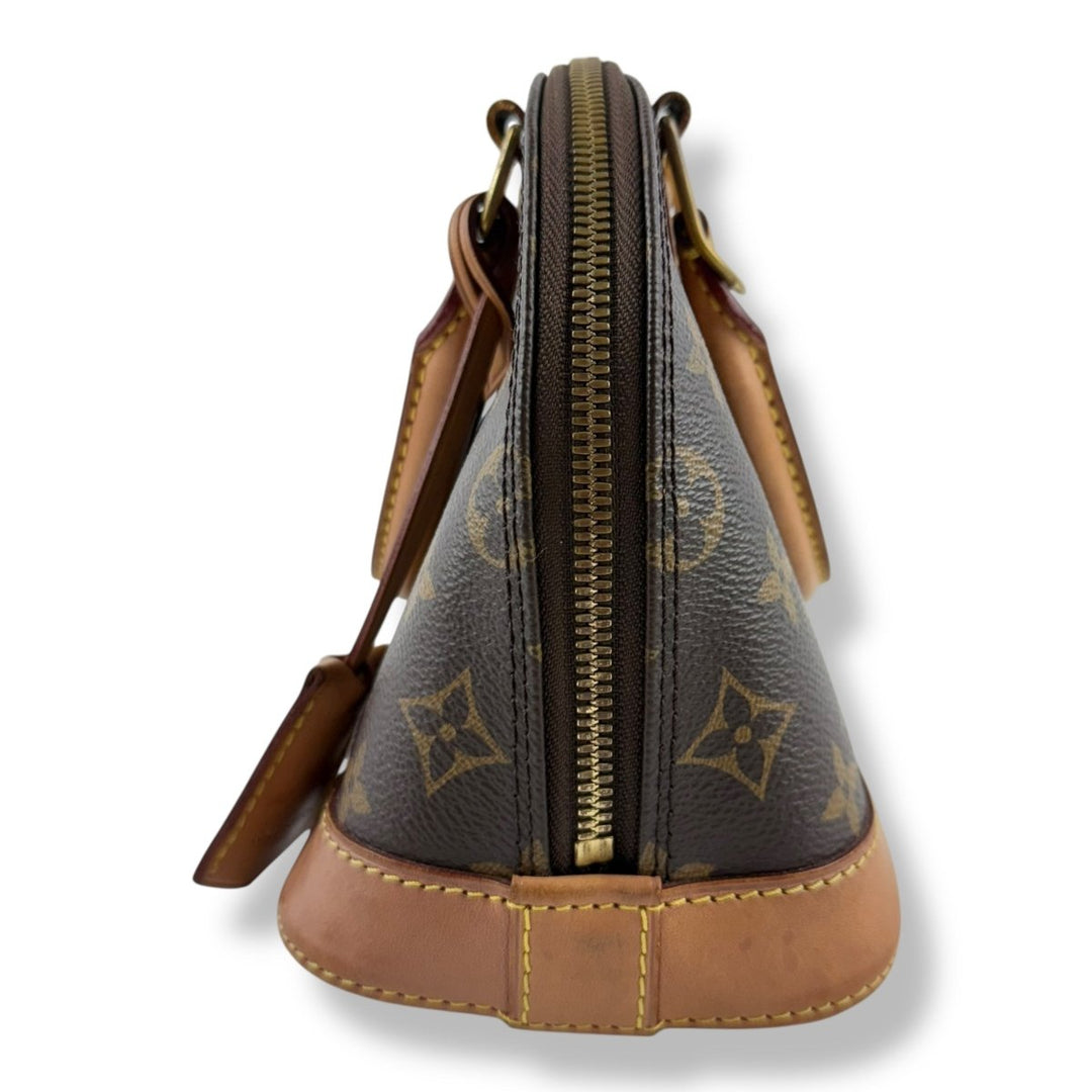 Louis Vuitton Brown Monogram Alma BB Handbag - Lux Central