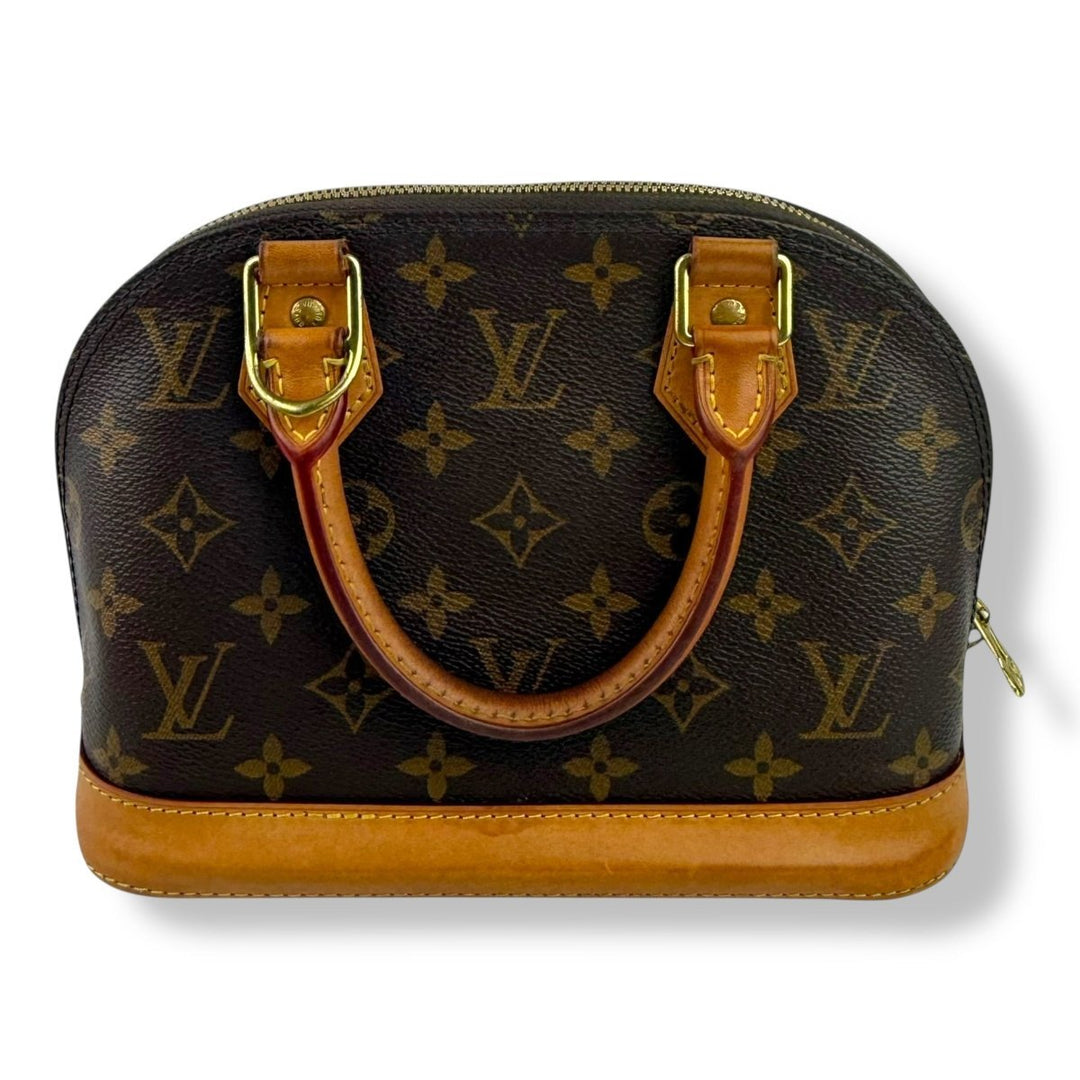 Louis Vuitton Brown Monogram Alma BB Handbag - Lux Central