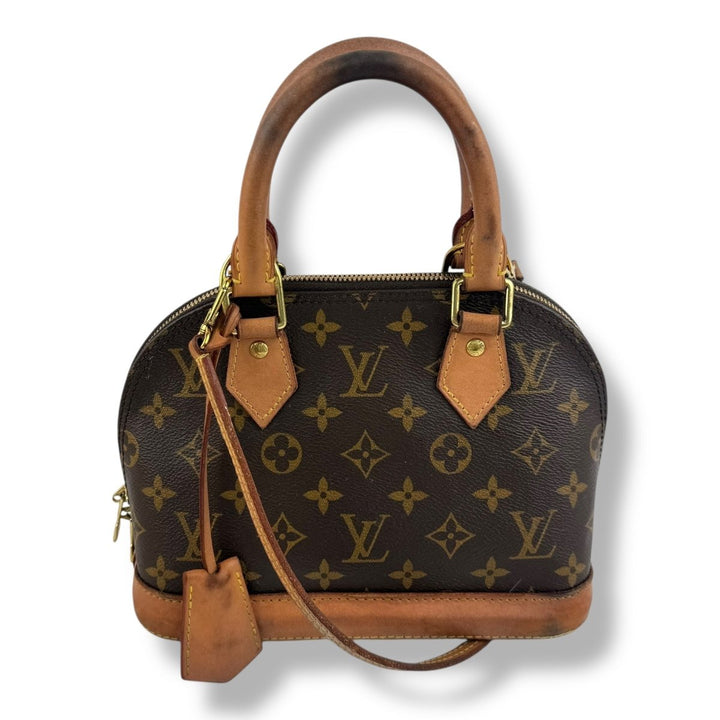 Louis Vuitton Brown Monogram Alma BB Handbag - Lux Central