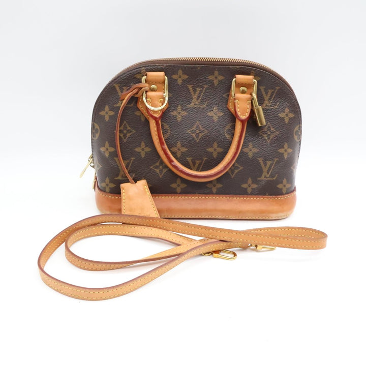 Louis Vuitton Brown Monogram Alma BB Handbag - Lux Central