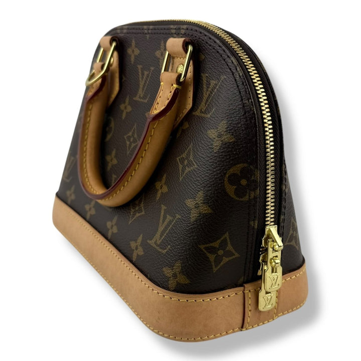 Louis Vuitton Brown Monogram Alma BB Handbag - Lux Central