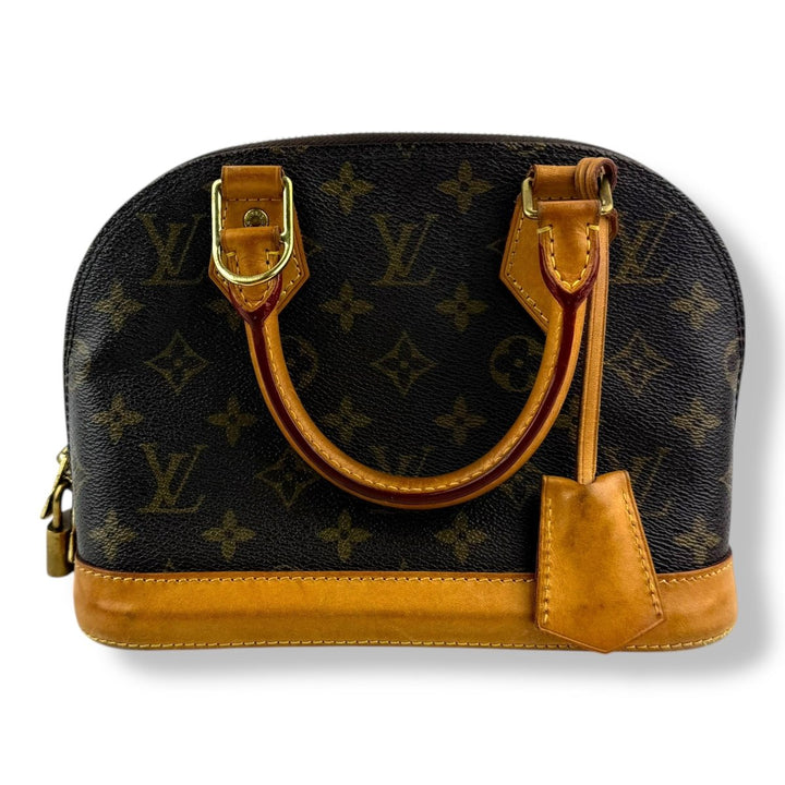 Louis Vuitton Brown Monogram Alma BB Handbag - Lux Central