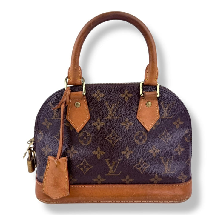 Louis Vuitton Brown Monogram Alma BB Handbag - Lux Central