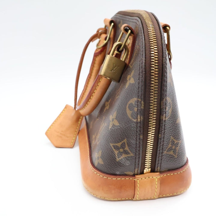 Louis Vuitton Brown Monogram Alma BB Handbag - Lux Central