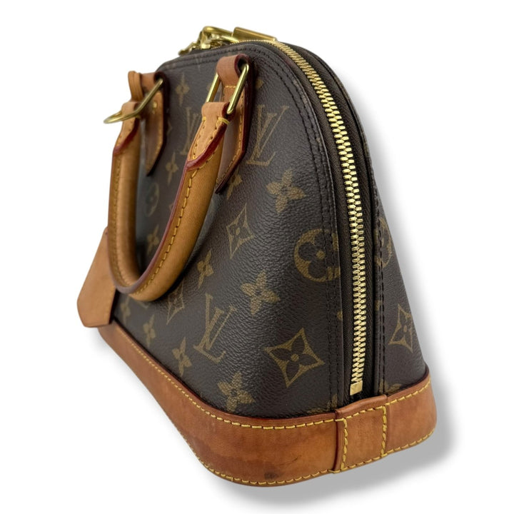Louis Vuitton Brown Monogram Alma BB Handbag - Lux Central