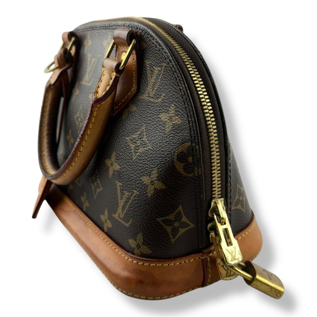 Louis Vuitton Brown Monogram Alma BB Handbag - Lux Central