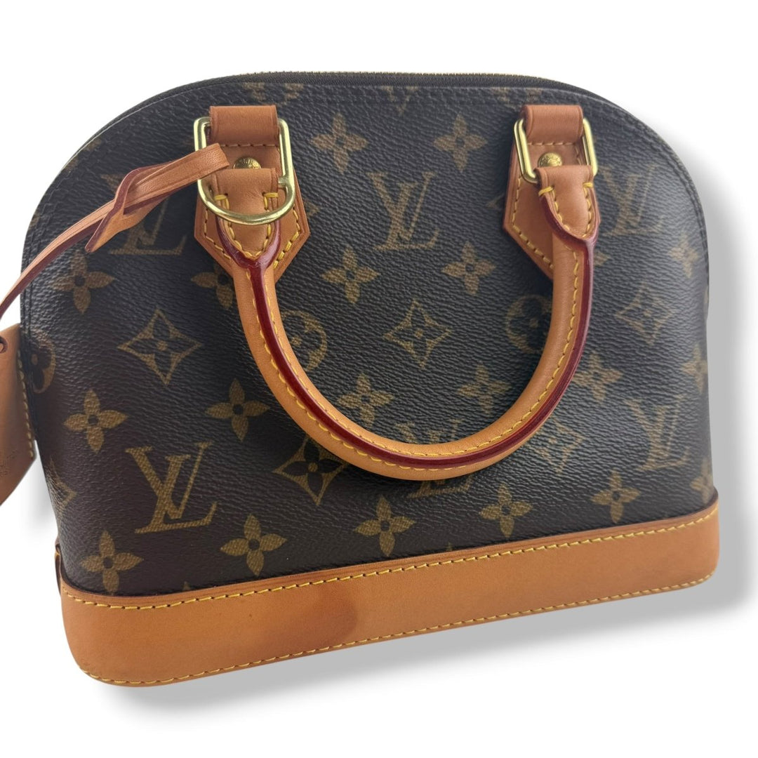 Louis Vuitton Brown Monogram Alma BB Handbag - Lux Central