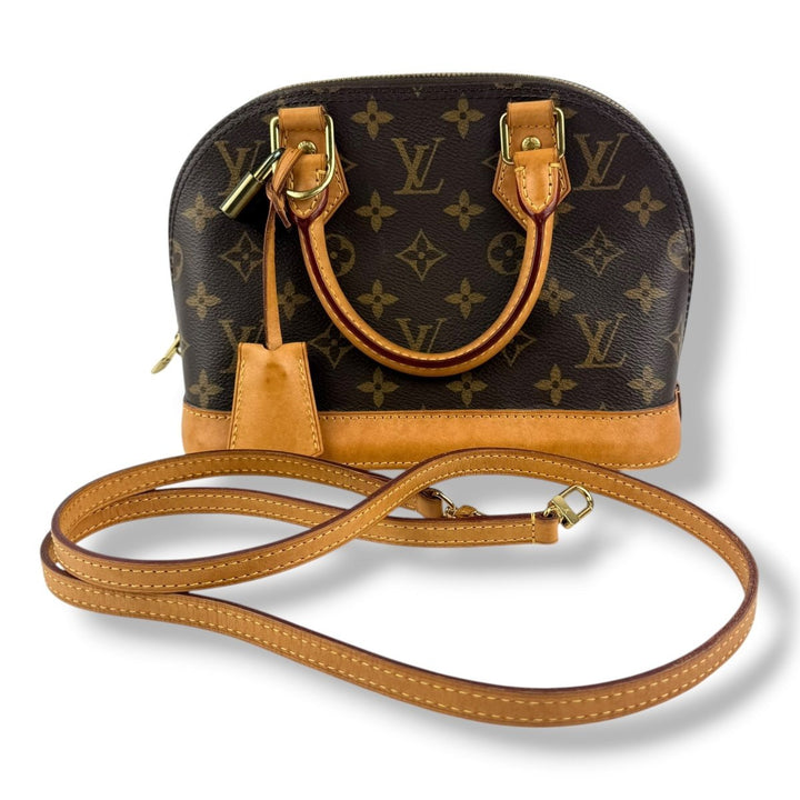 Louis Vuitton Brown Monogram Alma BB Handbag - Lux Central