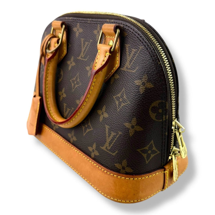 Louis Vuitton Brown Monogram Alma BB Handbag - Lux Central