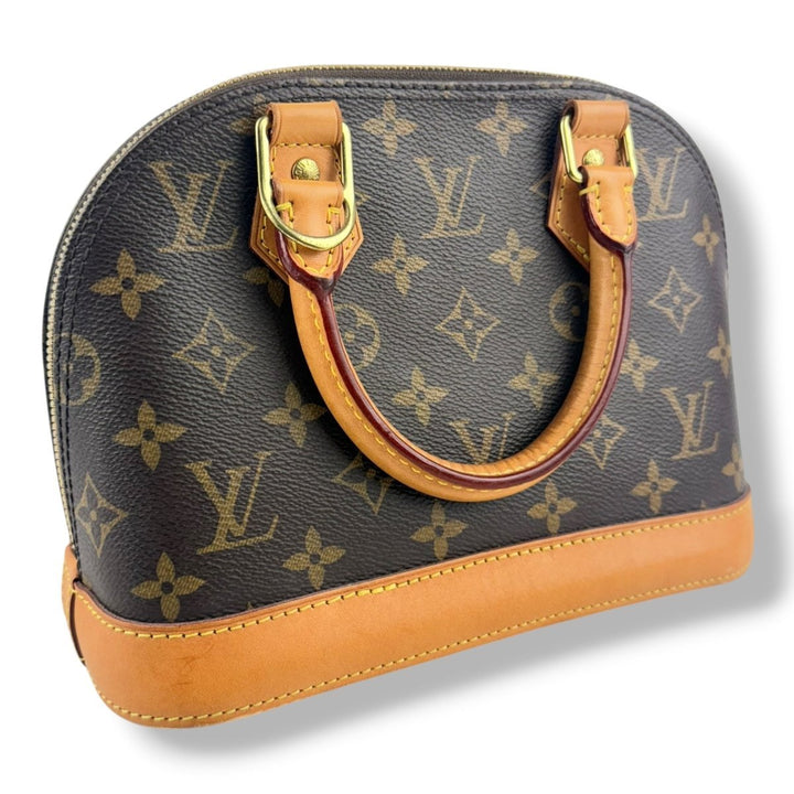 Louis Vuitton Brown Monogram Alma BB Handbag - Lux Central