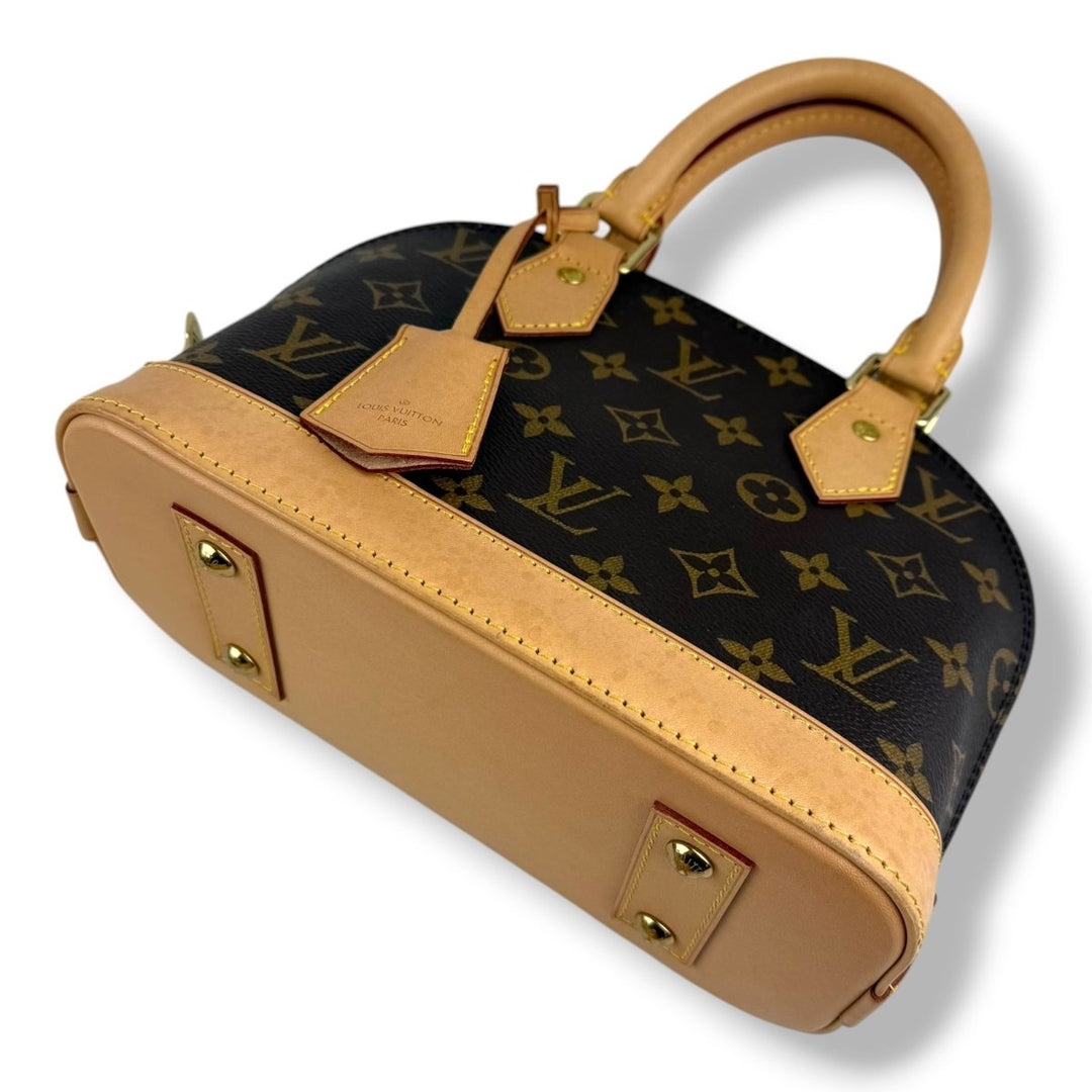 Louis Vuitton Brown Monogram Alma BB Handbag - Lux Central