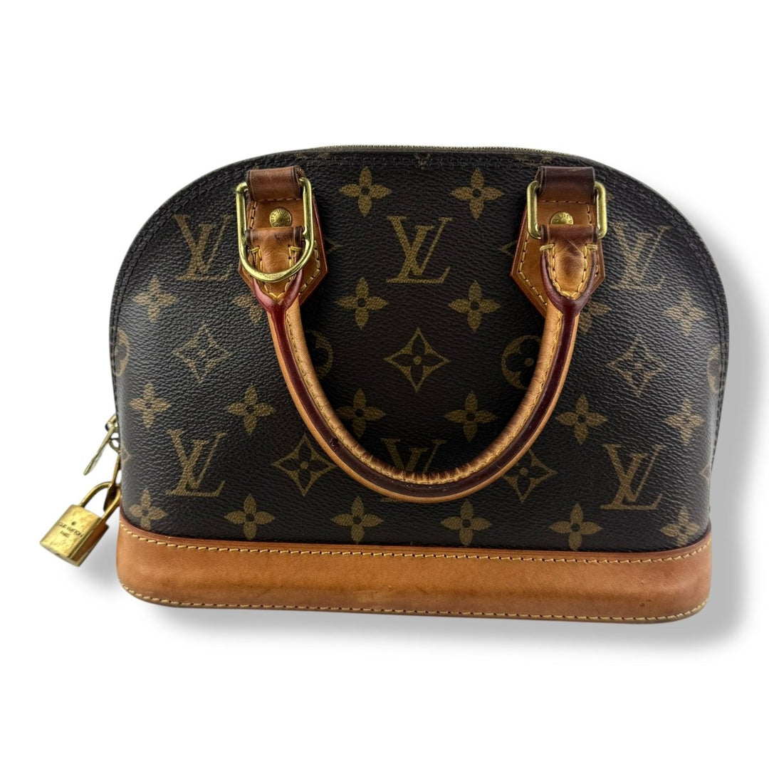 Louis Vuitton Brown Monogram Alma BB Handbag - Lux Central