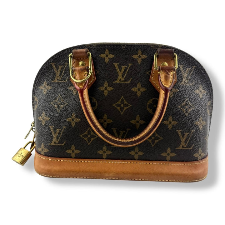 Louis Vuitton Brown Monogram Alma BB Handbag - Lux Central