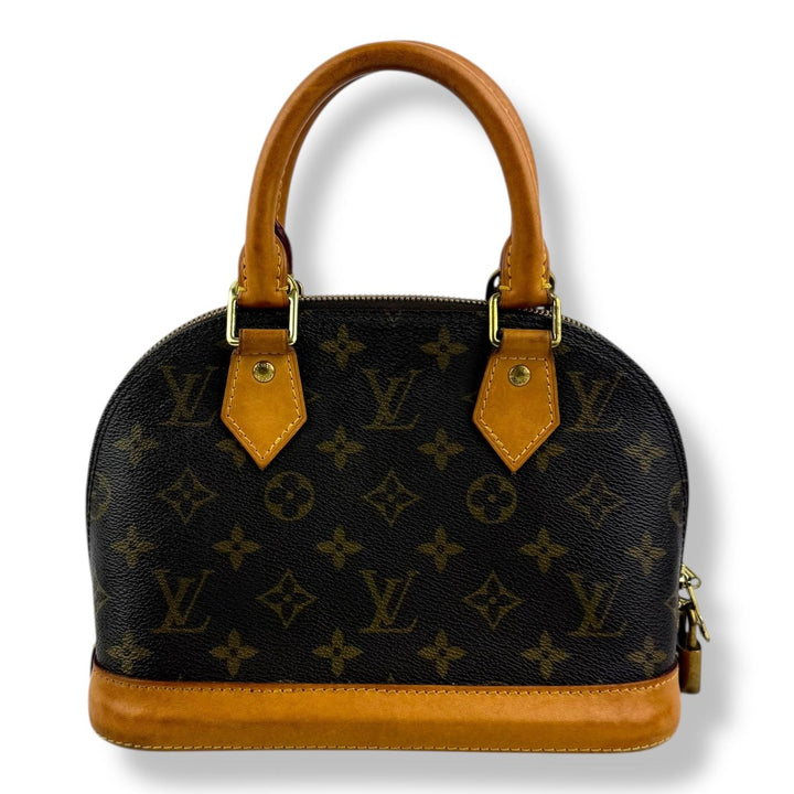 Louis Vuitton Brown Monogram Alma BB Handbag - Lux Central