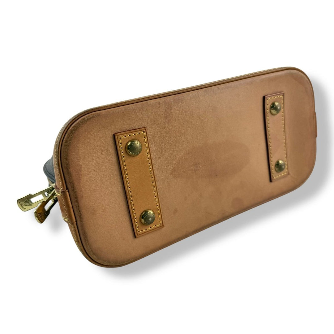 Louis Vuitton Brown Monogram Alma BB Handbag - Lux Central