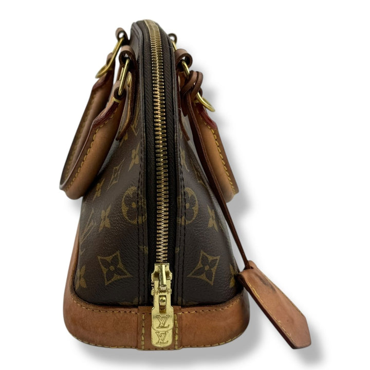 Louis Vuitton Brown Monogram Alma BB Handbag - Lux Central