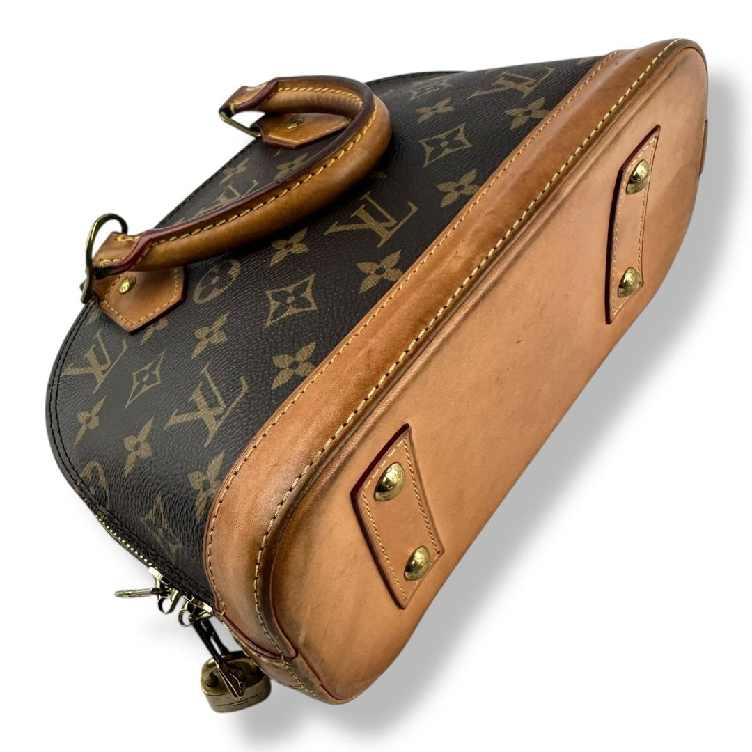 Louis Vuitton Brown Monogram Alma BB Handbag - Lux Central