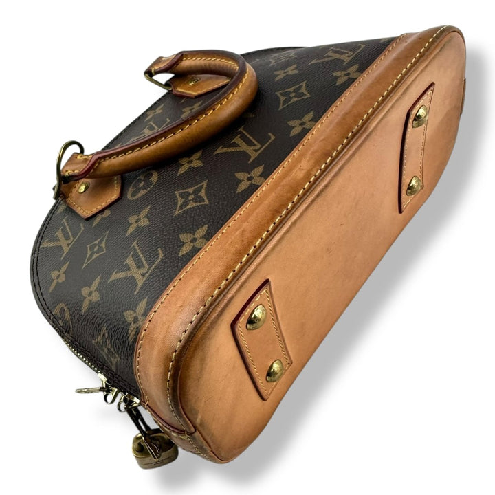 Louis Vuitton Brown Monogram Alma BB Handbag - Lux Central