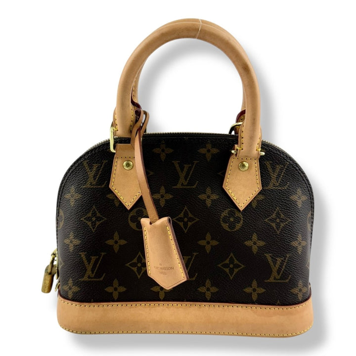 Louis Vuitton Brown Monogram Alma BB Handbag - Lux Central