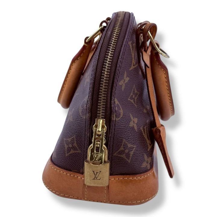Louis Vuitton Brown Monogram Alma BB Handbag - Lux Central