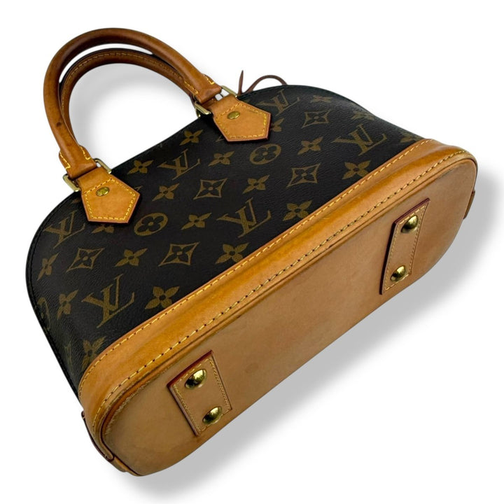 Louis Vuitton Brown Monogram Alma BB Handbag - Lux Central