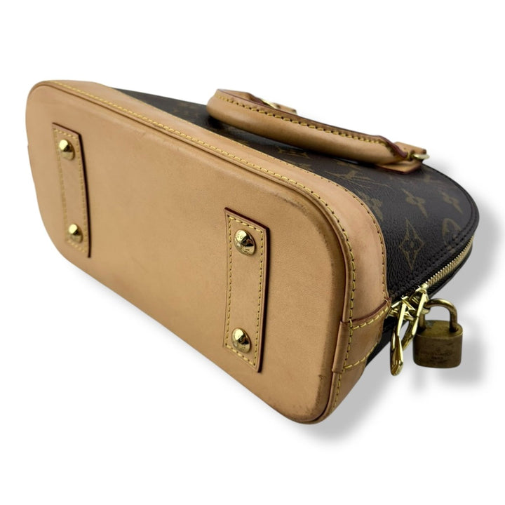Louis Vuitton Brown Monogram Alma BB Handbag - Lux Central