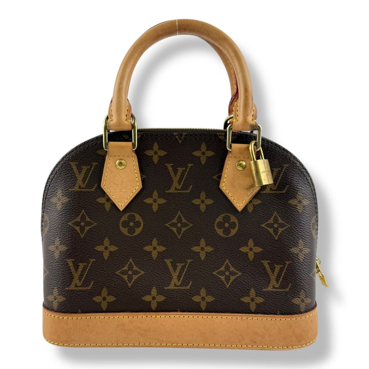 Louis Vuitton Brown Monogram Alma BB Handbag - Lux Central