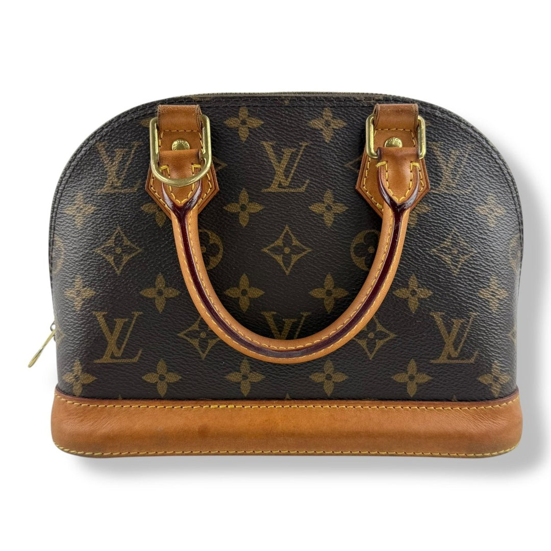 Louis Vuitton Brown Monogram Alma BB Handbag - Lux Central