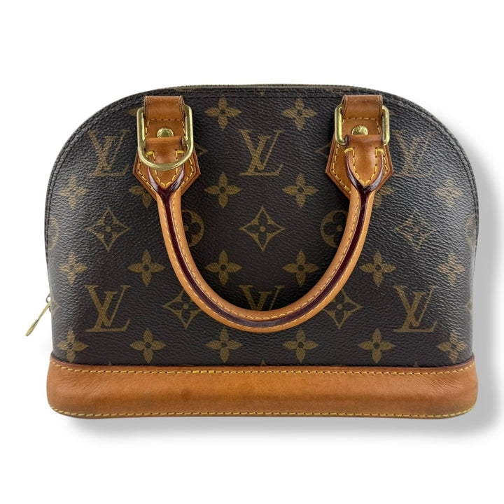 Louis Vuitton Brown Monogram Alma BB Handbag - Lux Central