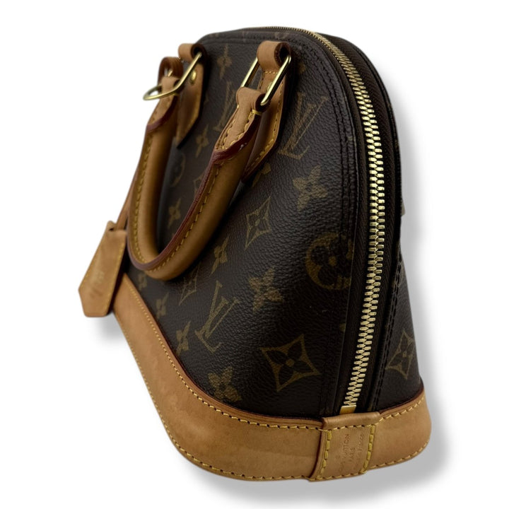 Louis Vuitton Brown Monogram Alma BB Handbag - Lux Central