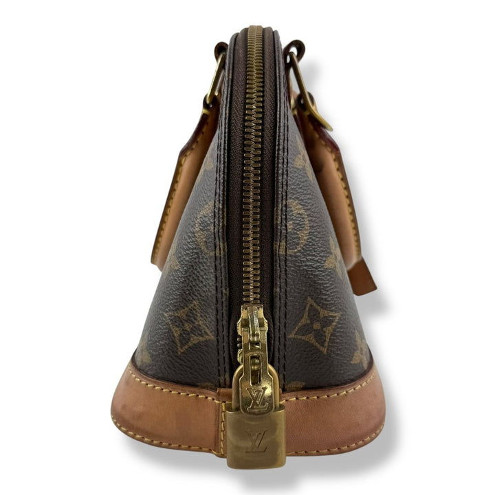 Louis Vuitton Brown Monogram Alma BB Handbag - Lux Central