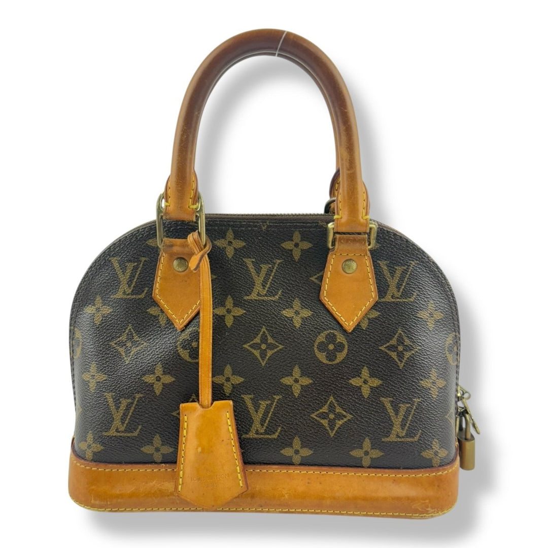 Louis Vuitton Brown Monogram Alma BB Handbag - Lux Central