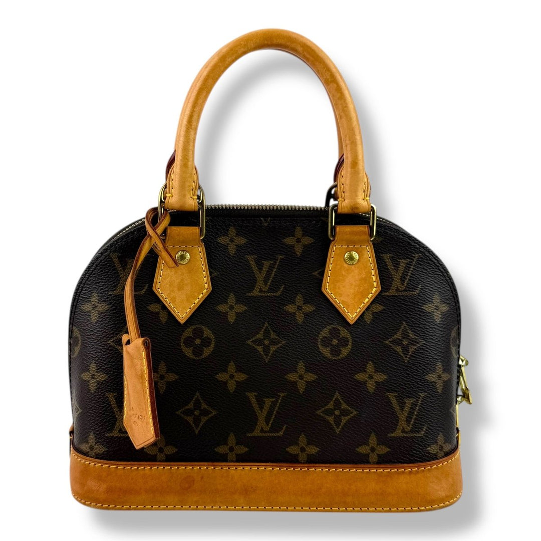 Louis Vuitton Brown Monogram Alma BB Handbag - Lux Central
