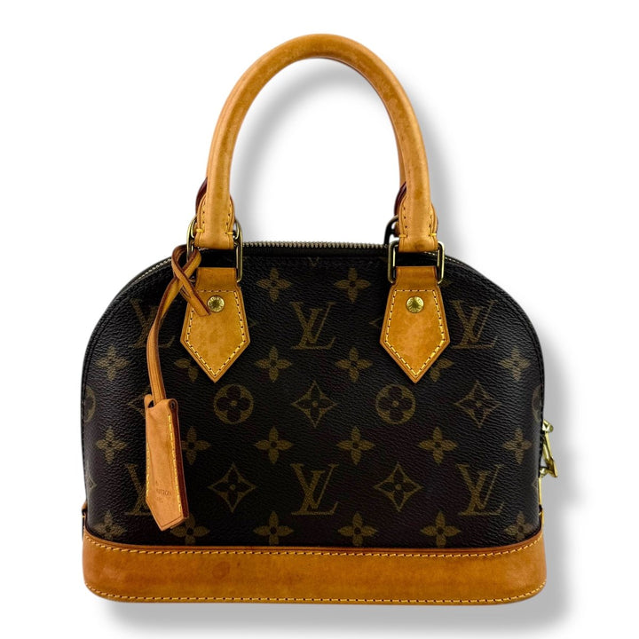 Louis Vuitton Brown Monogram Alma BB Handbag - Lux Central