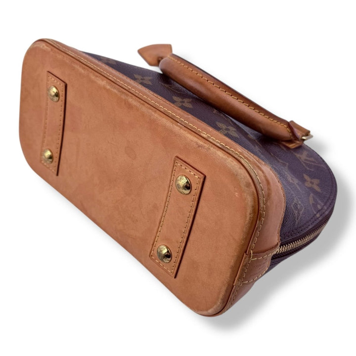 Louis Vuitton Brown Monogram Alma BB Handbag - Lux Central