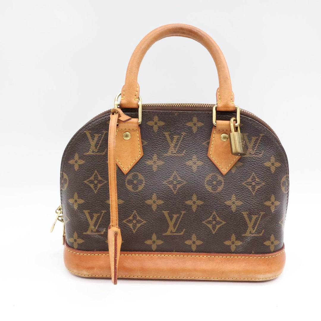 Louis Vuitton Brown Monogram Alma BB Handbag - Lux Central