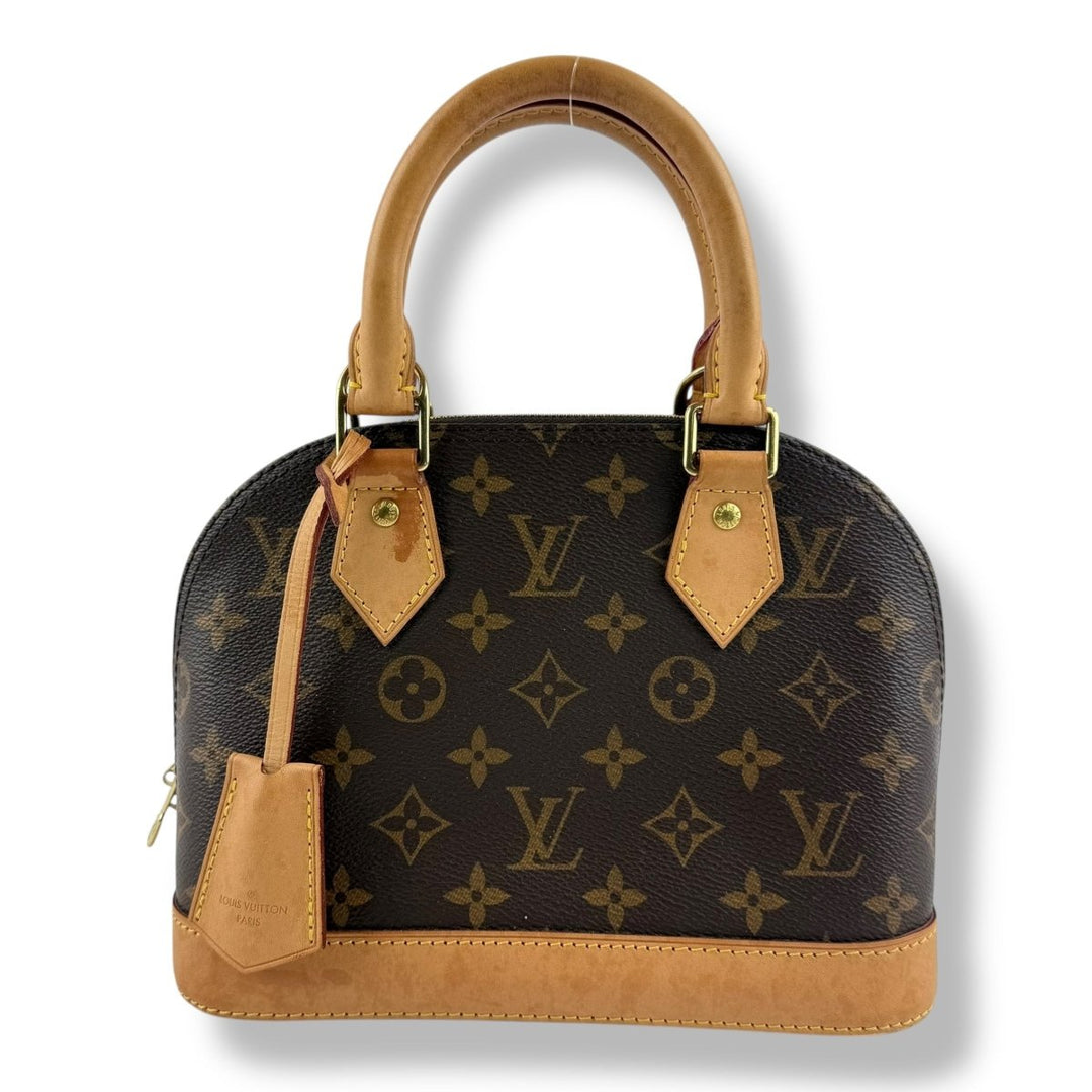 Louis Vuitton Brown Monogram Alma BB Handbag - Lux Central