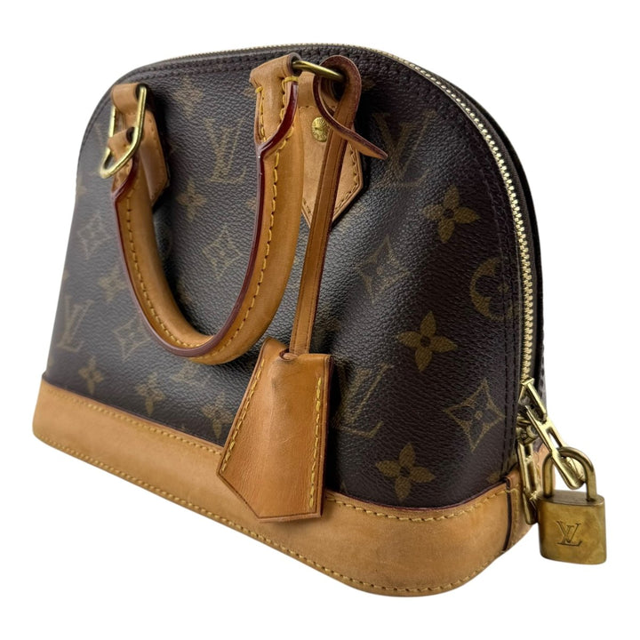 Louis Vuitton Brown Monogram Alma BB Handbag - Lux Central
